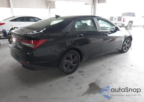 2021 Hyundai Elantra Blue from USA, damaged, VIN KMHLM4AJ8MU005392